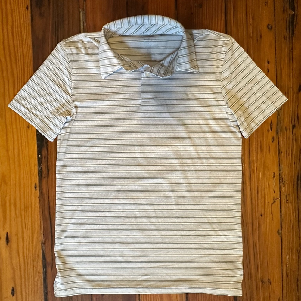 Southern Tide White and Gray Boys Shirt size L 12-14